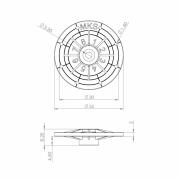 Servo horn Package for BLS9X0, HV3X0 , HV7X7/A+, DS660, HBL9X0, HBL66X