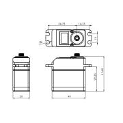 DS670 Digital Servo Aluminium Gehäuse