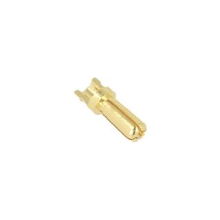 3.5mm gold plated connector - male with slit