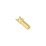 3.5mm gold plated connector - pair - male with slit