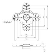 Servohorn-Kreuz - HBL8X0, HBL380- 5 Stück