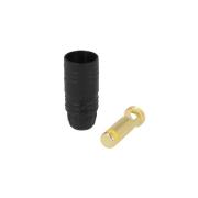 7mm anti spark gold connector - 150A - black - male