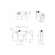 HBL6625 MINI HV Digital Servo brushless