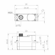 HV75K HV Digital Servo Typ A