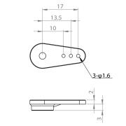 Servo horn package for DS9910