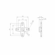 Servo horn package for HV69