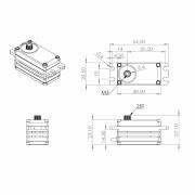 HBL599SL HV Digital Servo brushless X6 Serie