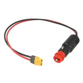 MTTEC input wire - Cigarette lighter plug male to XT60 female - 50 cm