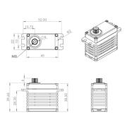 HBL388 HV Digital Servo brushless 22mm X8 Serie