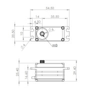 HBL550L - HV Digital Servo brushless - X5 Serie -...