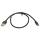 USB-A Stecker zu USB-C Stecker - USB 2.0 Daten Kabel - schwarz - 0,5 m