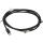USB-A Stecker zu USB-C Stecker - USB 2.0 Daten Kabel - schwarz - 1,5 m