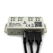 Duppa 4 Kanal USB zu TTL UART Adapter V2 - galvanisch getrennt - VE.Direct - JST PH
